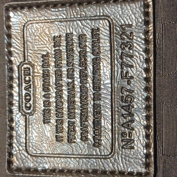 Coach Black Nylon Fabric & Patent Leather Large Diaper/Baby Bag EUC - Picture 5 of 8